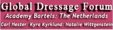 Global Dressage Forum: Netherlands Academy Bartels