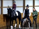 SFMWNY Maplewood Warmbloods<br>Monica Theodorescu &<br>
Michael Klimke<br>
Assisting<br>
Lisa Pierson &<br>
Margaret Boyce<br>
Riding<br>
Duration: 18 minutes
