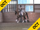 Jeremy Steinberg<br>
Assisting<br>
Lauren McLoud<br>
Odelmar<br>
KWPN<br>
13 yrs. old Gelding<br>
Training: 3rd/4th Level<br>
Duration: 44 minutes