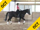 Hans Biss<br>
Assisting<br>
Jerry Lyons<br>
Laurentide Ice<br>
Hanoverian<br>
Lehncritter<br>
12 yrs. old Gelding<br>
Training: 1st Level<br>
Owner: Jerry Lyons<br>
Duration: 39 minutes
