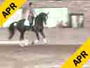 Day 2<br>
Guenter Seidel<br>
Assisting<br>
Anke Boersma<br>
Sassafrass<br>
Hanoverian<br>
by: Scimitar<br>
6 yrs. old Mare<br>
Training: 2nd/3rd Level<br>
Duration: 22 minutes
