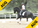 Bo Jena<br>Long Lining Session<br>Ho Heit<br>Hanoverian<br>by: His Highness<br>7 yrs. old Mare<br>Owner: Kari Garb<br>Duration: 25 minutes