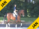 Ellen Bontje<br>
Riding & Lecturing<br>
Wisch De Je<br>
KWPN<br>
by:Rosseau<br>
7 yrs. old Mare<br>
Training: 3rd/4th Level<br>
Owner: DesJeu Dressage<br>
Duration: 25 minutes
