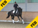 Day 2<br>
Heike Kemmer<br>
Assisting<br>
Bonnie Padwa<br>
Nanook<br>
Swedish Warmblood<br>
16 yrs. old  Gelding<br>
Training: 4th  Level<br>
Duration: 41 minutes
