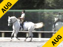 Anne Gribbons<br> Assisting<br> Louisa Marcelle Eadie<br> Weltcup<br> Hanoverian<br> 11 yrs. old Gelding<br> Training: GP Level<br> Owner: Louisa- Marcelle Eadie<br> Duration: 49 minutes