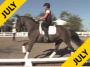 Jan Brink<br>
Assisting<br>
Sallie Spenard<br>
Fendi<br>
Warmblood<br>
Training: PSG<br>
Duration: 40 minutes
